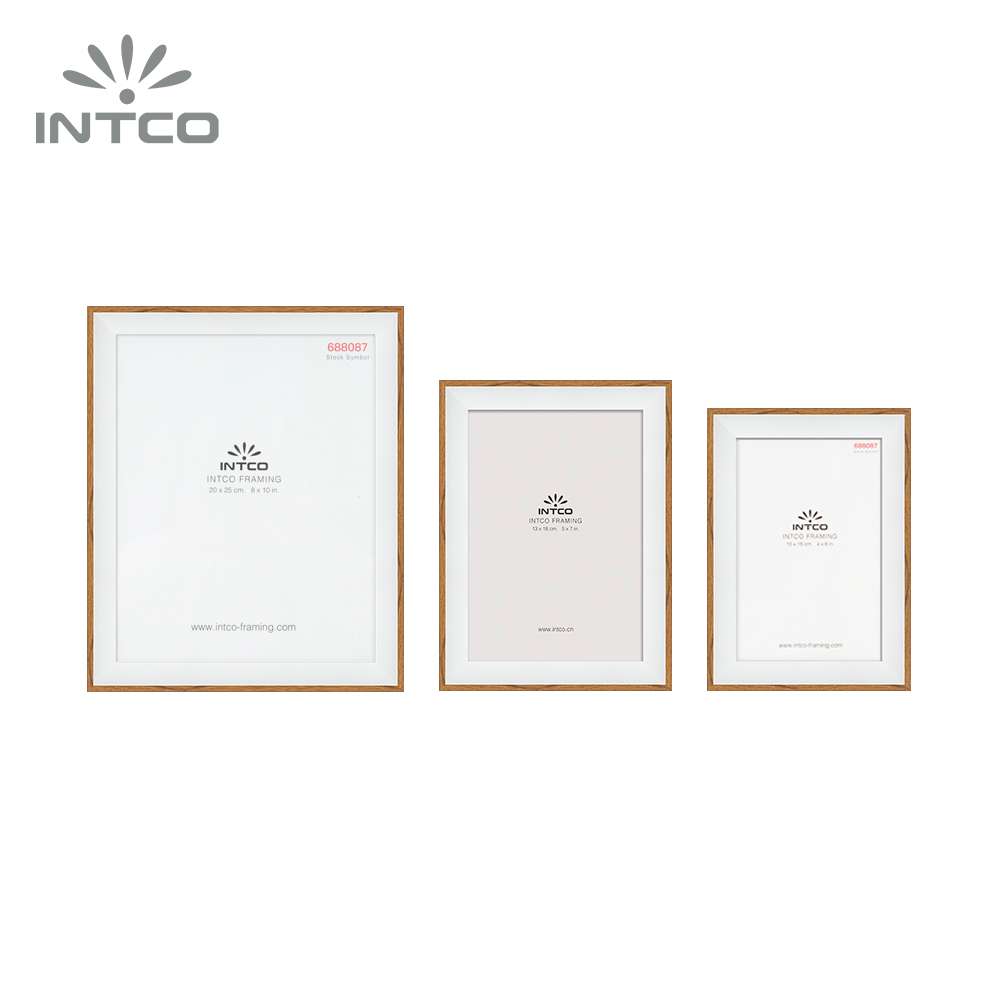 Intco picture frame mouldings are available in multiple sizes